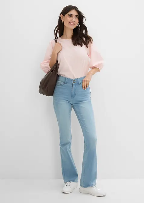 Bootcut Jeans Mid Waist, Shaping, bonprix