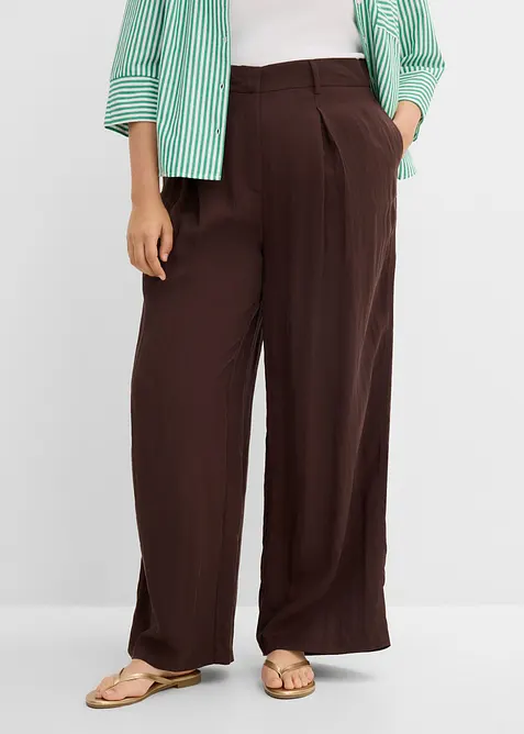 Pantalon estival &agrave; pinces, bonprix