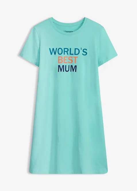 Chemise de nuit courte 100% coton, bonprix