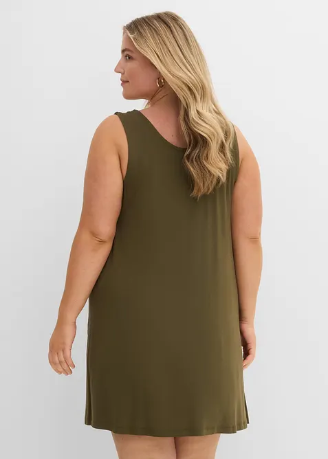 Robe courte en jersey en viscose douce, bonprix