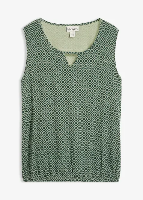 Top avec base &eacute;lastiqu&eacute;e, bonprix