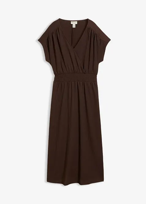 Jerseykleid aus luftigem Cr&ecirc;pe, bonprix