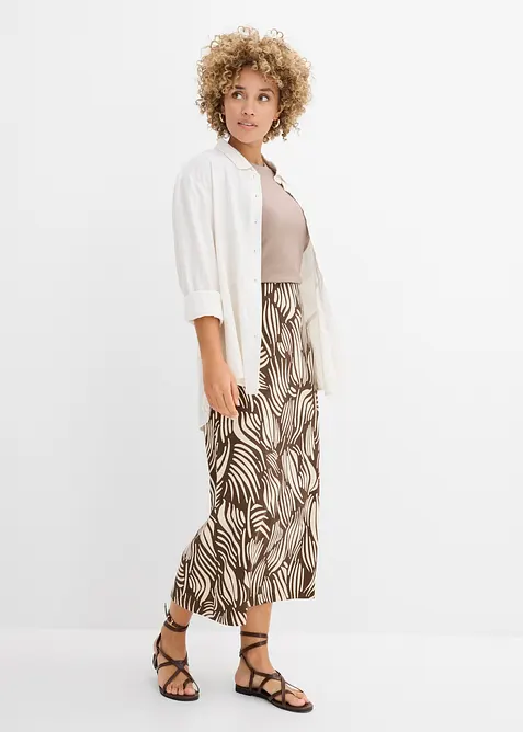 Jersey-Rock aus Bio-Baumwolle mit Stretch, bonprix