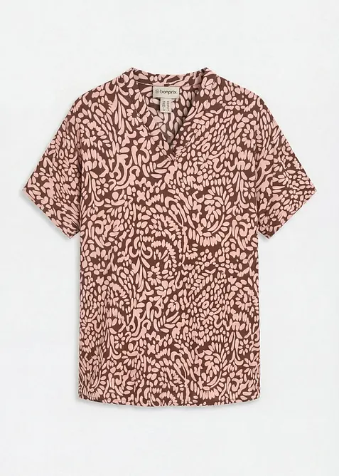 Tunikabluse aus flie&szlig;ender Viskose, bonprix