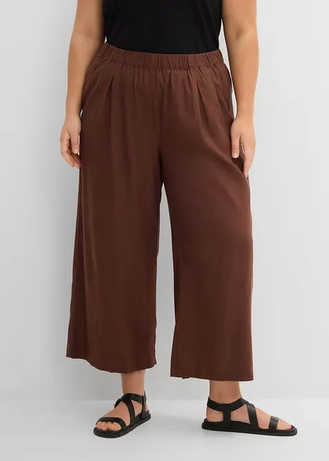 Culotte aus Leinen-Mix, bonprix