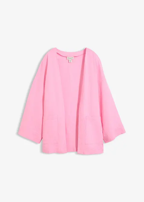Kimono-Bluse aus Leinen- Mix, bonprix
