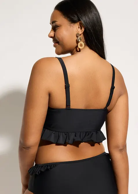 Bedeckendes Bustier-Bikinioberteil schnell trocknend, bonprix