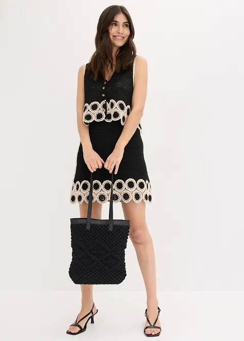 Cabas en macram&eacute;, bonprix