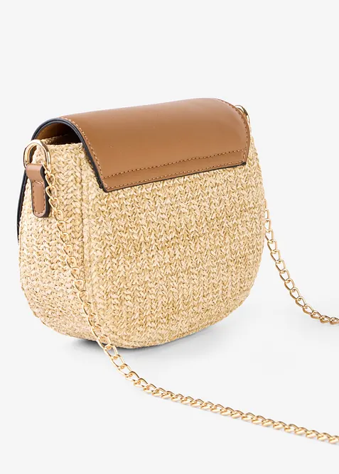 Sac &agrave; bandouli&egrave;re effet paille, bonprix