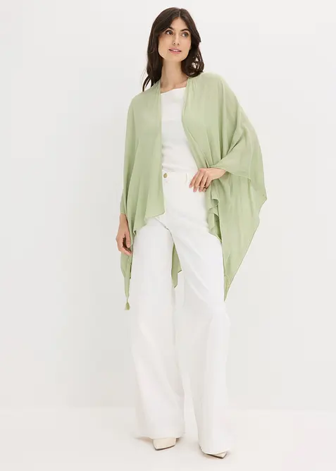 Sommerponcho aus reiner Viskose, bonprix