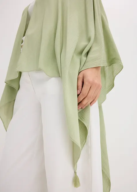 Sommerponcho aus reiner Viskose, bonprix