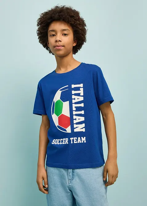 T-shirt Italie 100% coton, bonprix