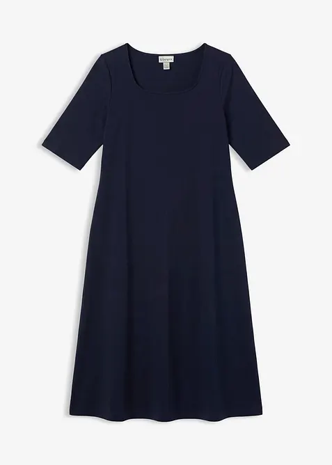 Jerseykleid aus purer Bio-Baumwolle, bonprix