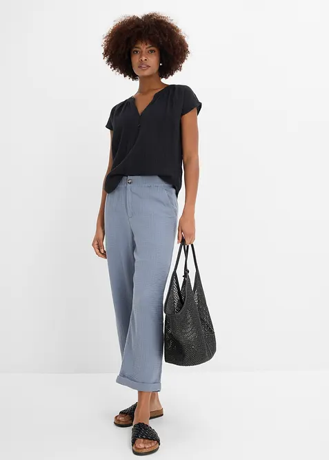 Musselin-Culotte aus reiner Baumwolle, bonprix