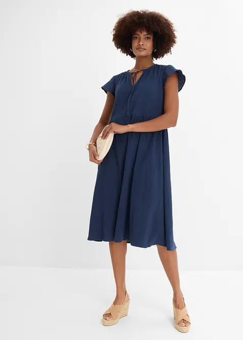 Robe douce en gaze de coton, bonprix