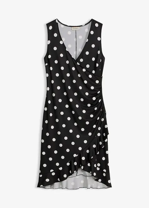 Jerseykleid mit tiefem Ausschnitt, bonprix