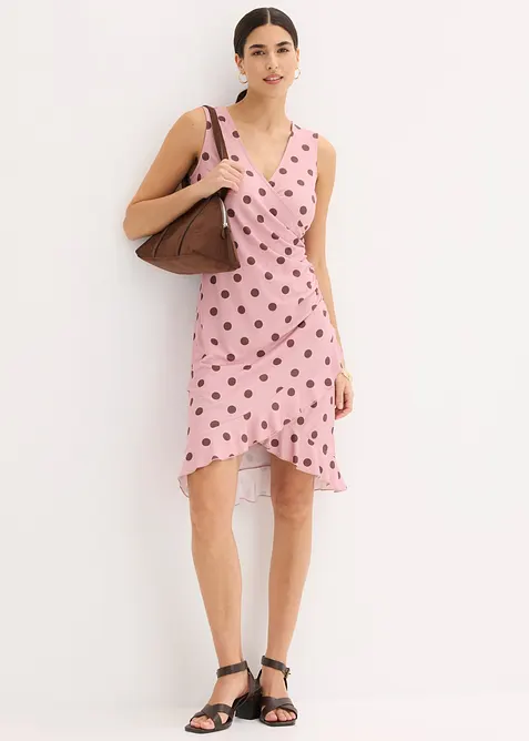 Jerseykleid mit tiefem Ausschnitt, bonprix