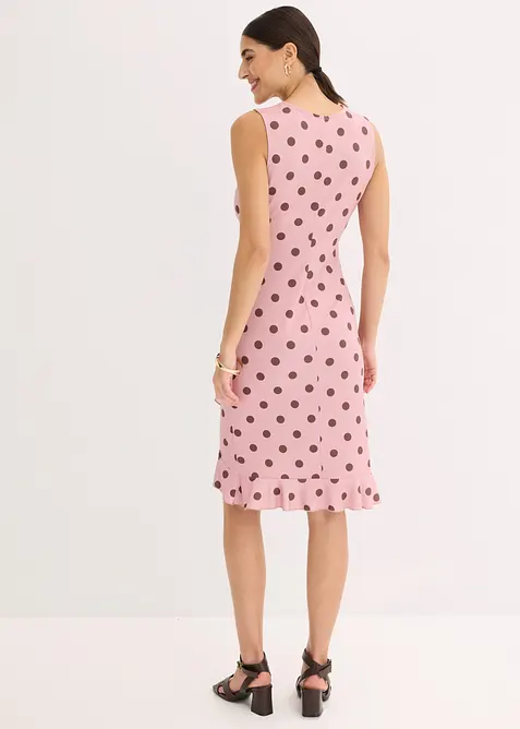 Jerseykleid mit tiefem Ausschnitt, bonprix