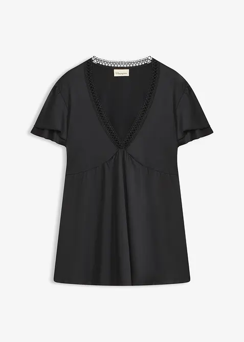 Shirt mit Spitze, bonprix