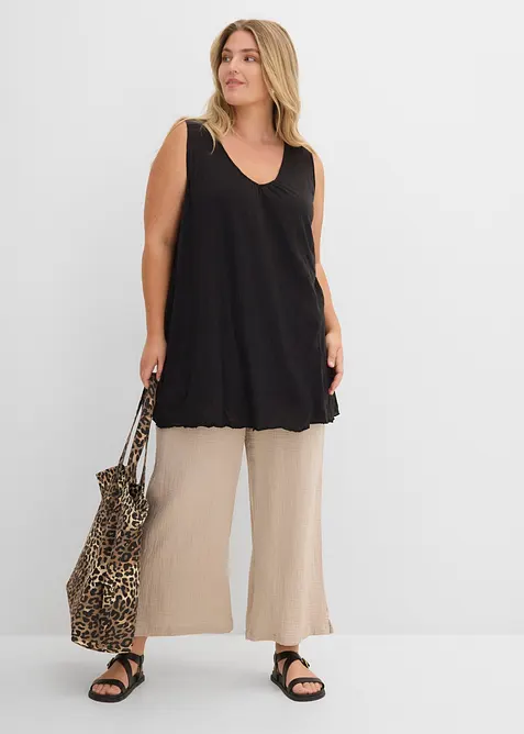 Top long effet froiss&eacute;, bonprix