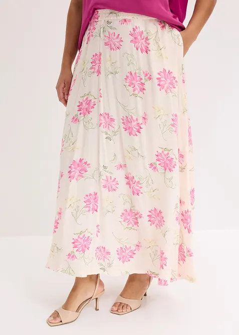 Jupe longue 100% viscose, bonprix