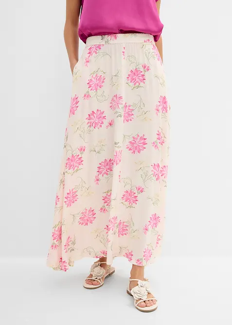 Jupe longue 100% viscose, bonprix