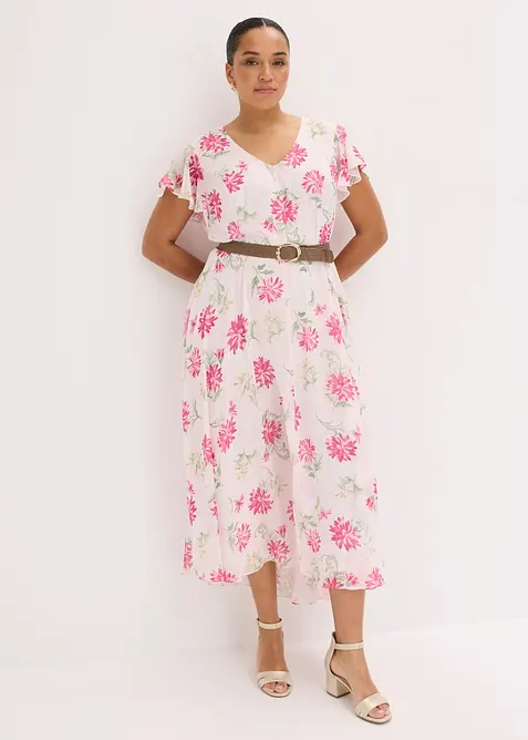 Jumpsuit mit V-Ausschnitt, bonprix