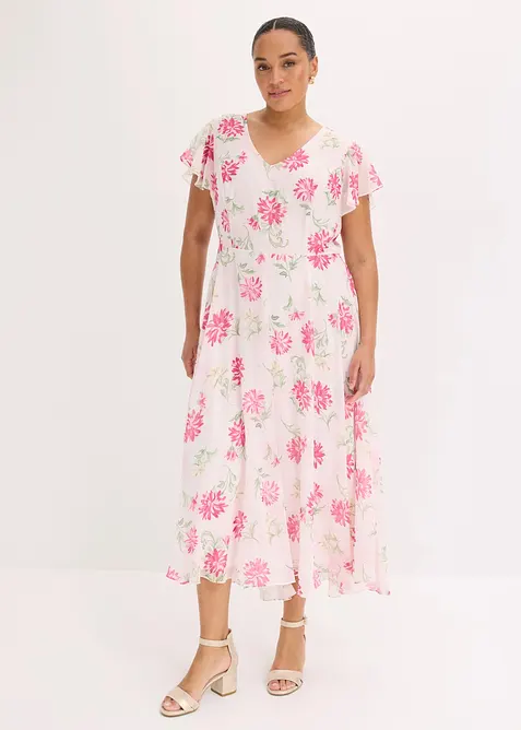 Jumpsuit mit V-Ausschnitt, bonprix