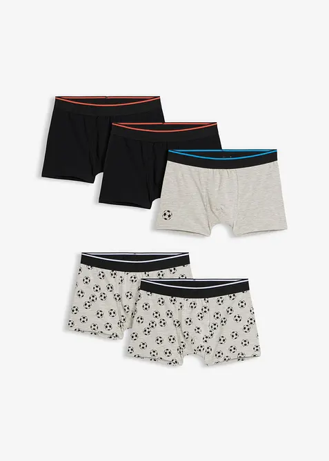 Boxershorts eng mit weicher Baumwolle (5er Pack), bonprix