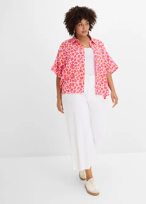 Bluse aus luftigem Musselin, bonprix