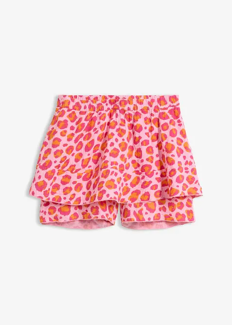 Jupe-short en gaze de coton l&eacute;g&egrave;re, bonprix