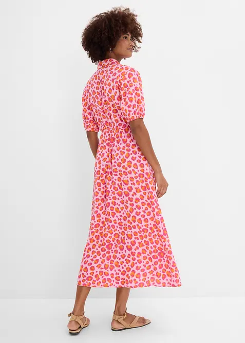 Blusenkleid aus luftigem Musselin, bonprix