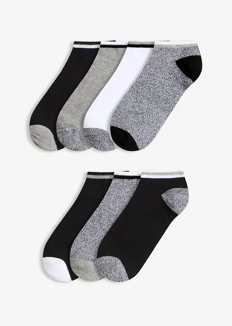 Sneakersocken mit Bio-Baumwolle (7er-Pack), bonprix
