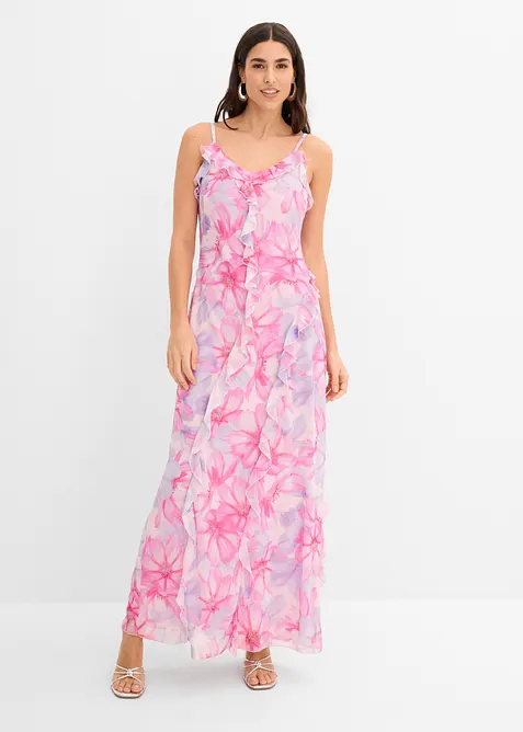 Tr&auml;gerkleid aus softem Mesh, bonprix