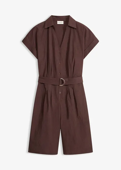 Combishort avec ceinture &agrave; nouer, bonprix