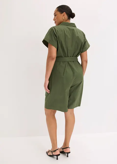 Jumpsuit mit Bindeg&uuml;rtel, bonprix