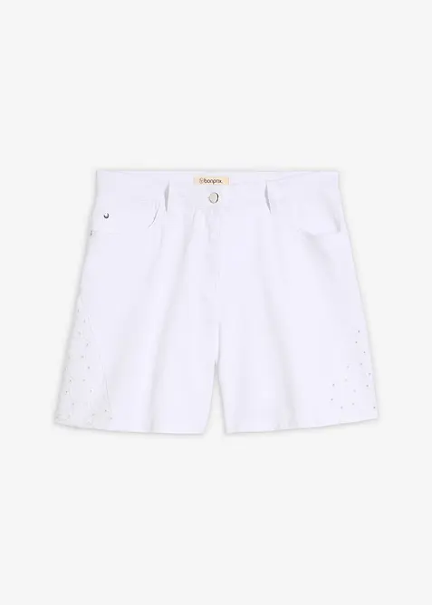 Shorts mit Lochstickerei, bonprix