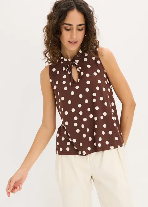 Jersey-Top aus Viskose-Mix, bonprix