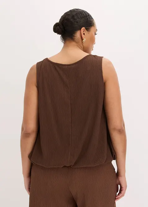 Top aus strukturiertem Cr&ecirc;pe, bonprix