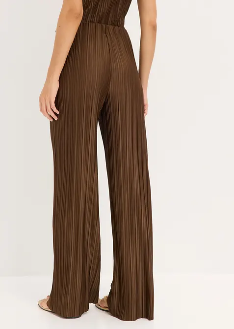 Pantalon palazzo pliss&eacute;, bonprix