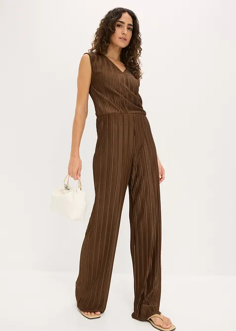 Pantalon palazzo pliss&eacute;, bonprix