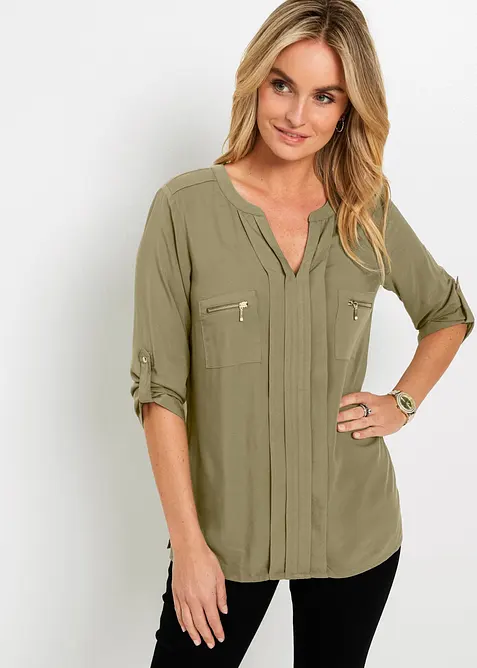 Blouse en viscose fluide, bonprix