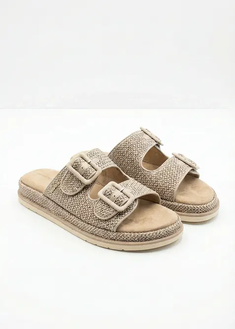 Mules &agrave; plateforme Tom Tailor effet crochet, Tom Tailor