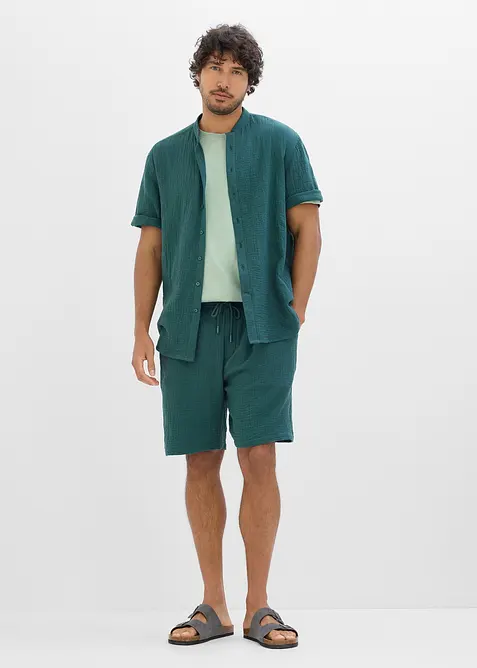 Musselin-Shorts und Hemd (2-tlg.Set), bonprix