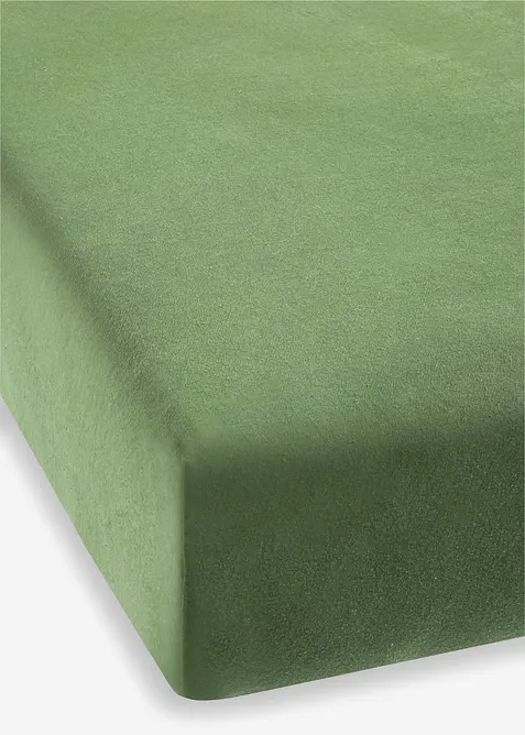 Jersey Spannbettlaken in Trendfarben, bonprix