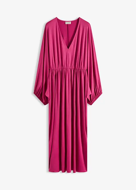 Midikleid mit tiefem Ausschnitt, bonprix