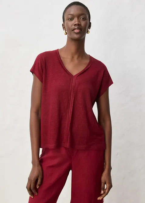 Shirt aus reinem Leinen, bonprix