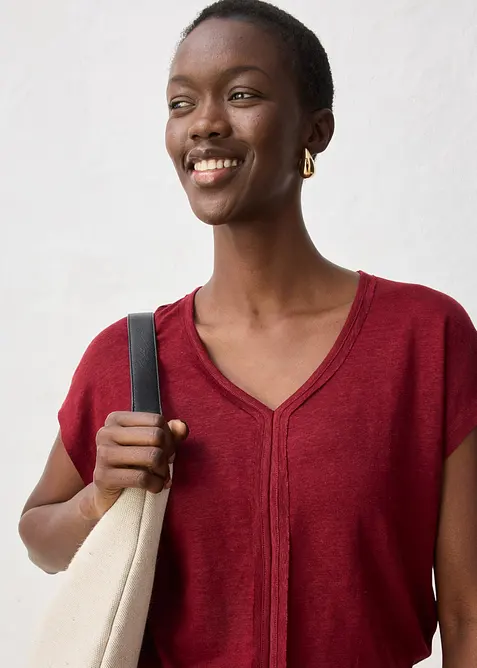 Shirt aus reinem Leinen, bonprix