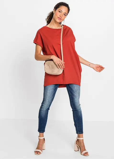 Longshirt aus reiner Baumwolle, bonprix