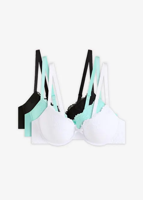 Schalen BH (3er Pack), bonprix